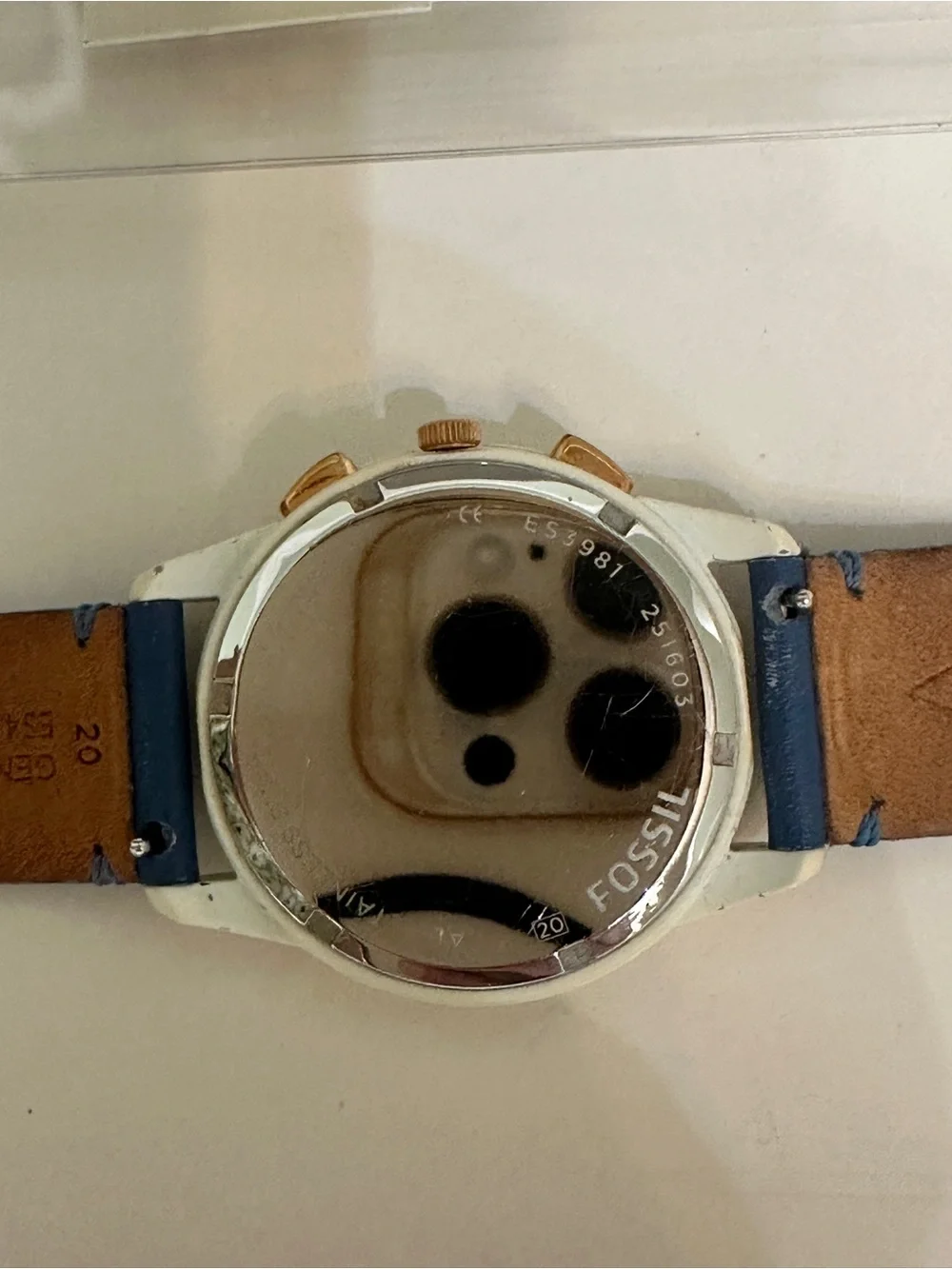 Fossil Modern Pursuit Chronograph Watch with Gold accents plus 2 New straps